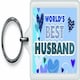 image 2 of World's Best Husband Sentimental Keyring