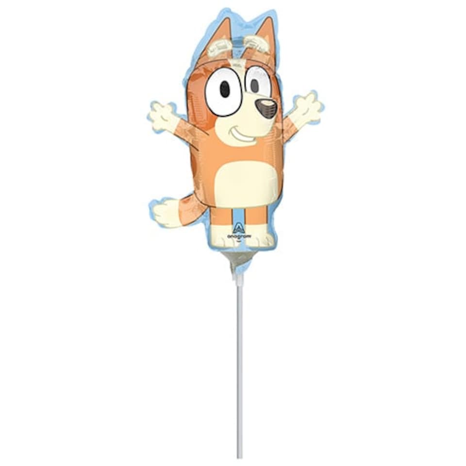 Bingo Bluey Mini Air Fill Foil Balloon 36cm / 14 in | Blue