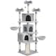 image 1 of Yaheetech Large Cat Tree with 3 Condos Light Grey