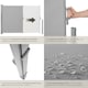 image 5 of Garden Privacy Screen with retractable side awning and aluminium casing | Grey | grey | 1