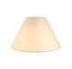 image 2 of Traditional 8 Inch Cream Cotton Coolie Lampshade Suitable for Table Lamp or Pendant | Cream