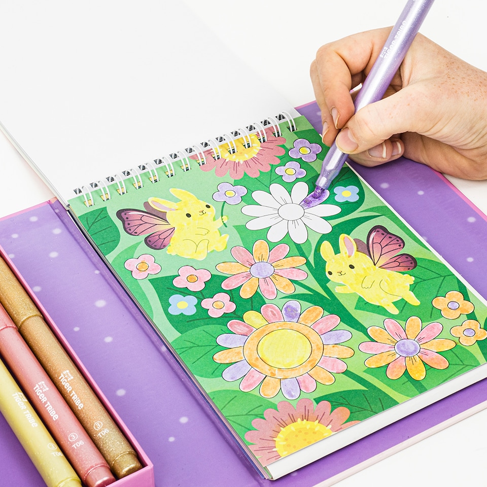 image 1 of Shimmer Colouring Set - Little Fairy Land