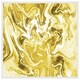 image 1 of Golden swirled marble (Picture Frame) White | XS