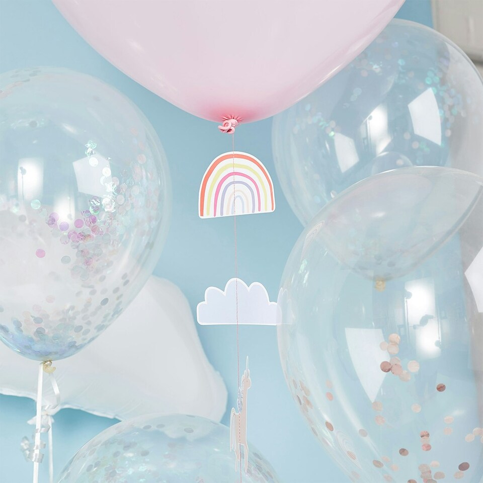 image 1 of Unicorn Hanging Party Decoration 5m