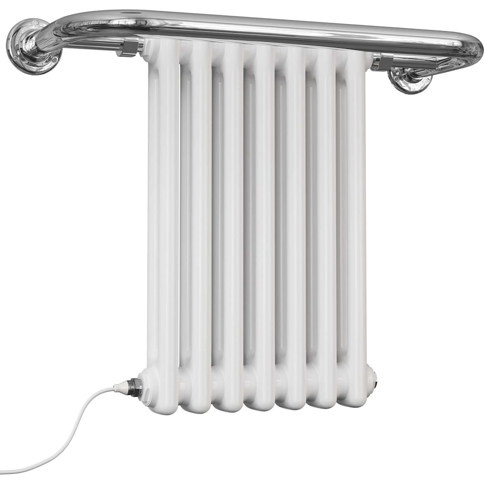 image 1 of Aydon - Traditional Electric Towel Rail H491mm x W623mm 200w Standard