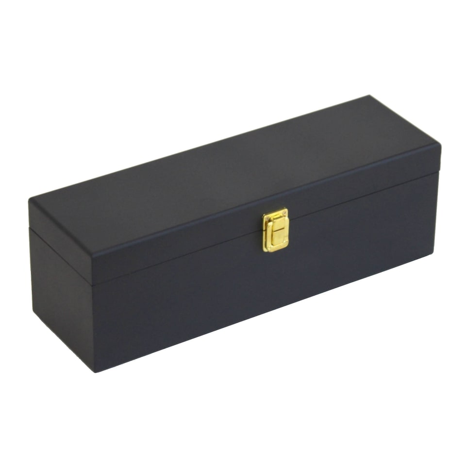 image 1 of Wine Bottle Gift Box Presentation Case & 4pc Accessories Set