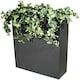 image 2 of Primrose Tall Trough Style Zinc Planter with Plastic Insert 90cm
