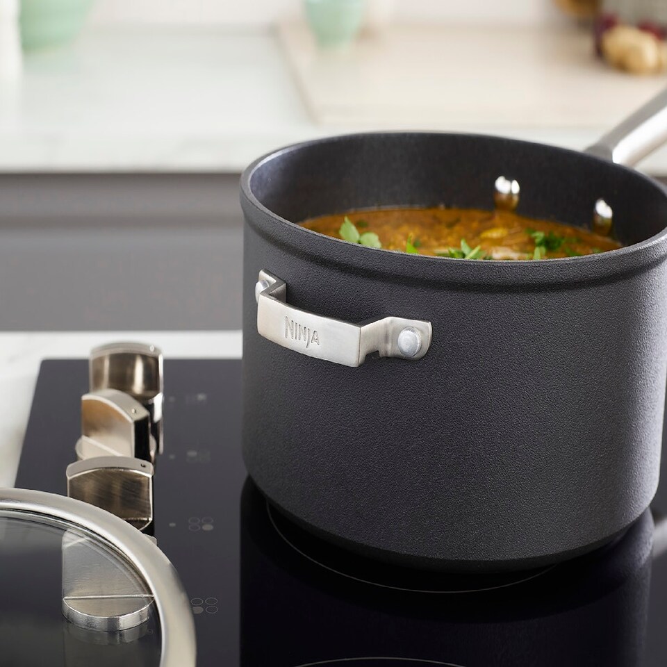 image 1 of Ninja ZEROSTICK Stackable 3-Piece Saucepan Set - C53000UK N/A