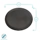 image 1 of Argon Tableware Oval Non-Slip Serving Tray - 79cm x 66cm - Black | Black | Black