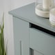 image 5 of Extending Radiator Cover Adjustable Wooden MDF Slatted Grill | Grey