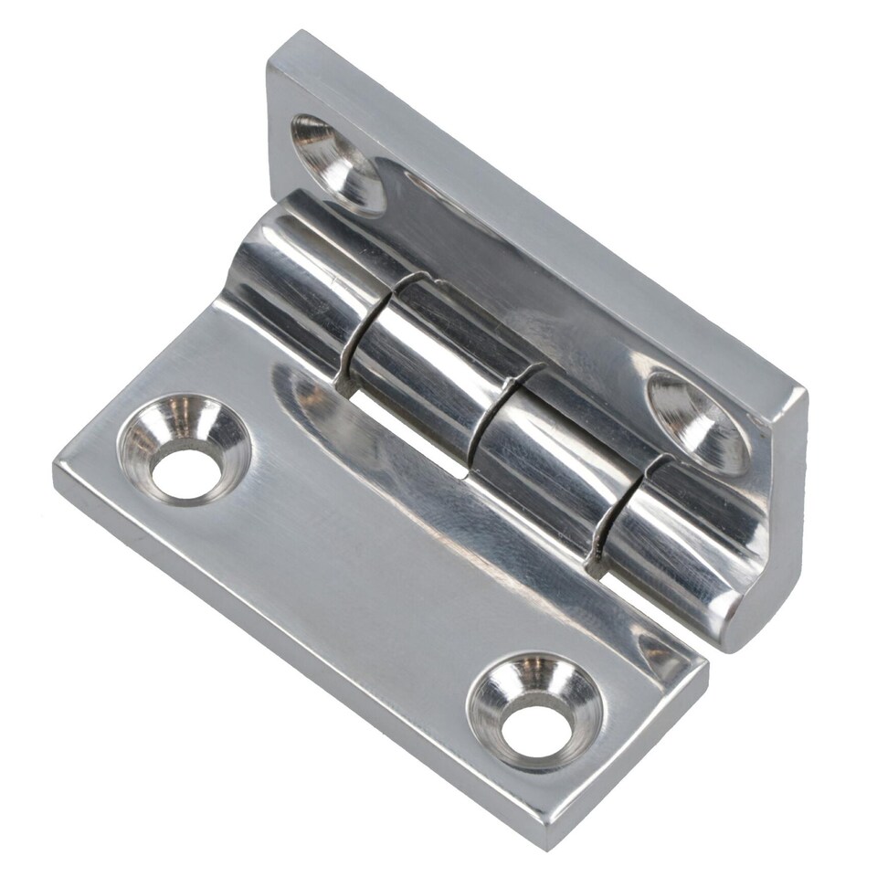 10-Pack Stainless Steel Self-Closing Spring Butt Hinges – Silver, Cafe Style