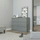 image 6 of Denver 6 Drawer Chest Grey