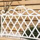 image 6 of Pack of 12 27cm White Plastic Garden Patio Lawn Border Fence Edging
