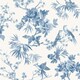image 1 of Rasch Amelie Chinoiserie Wallpaper - Blue/White - 10m x 53cm Blue