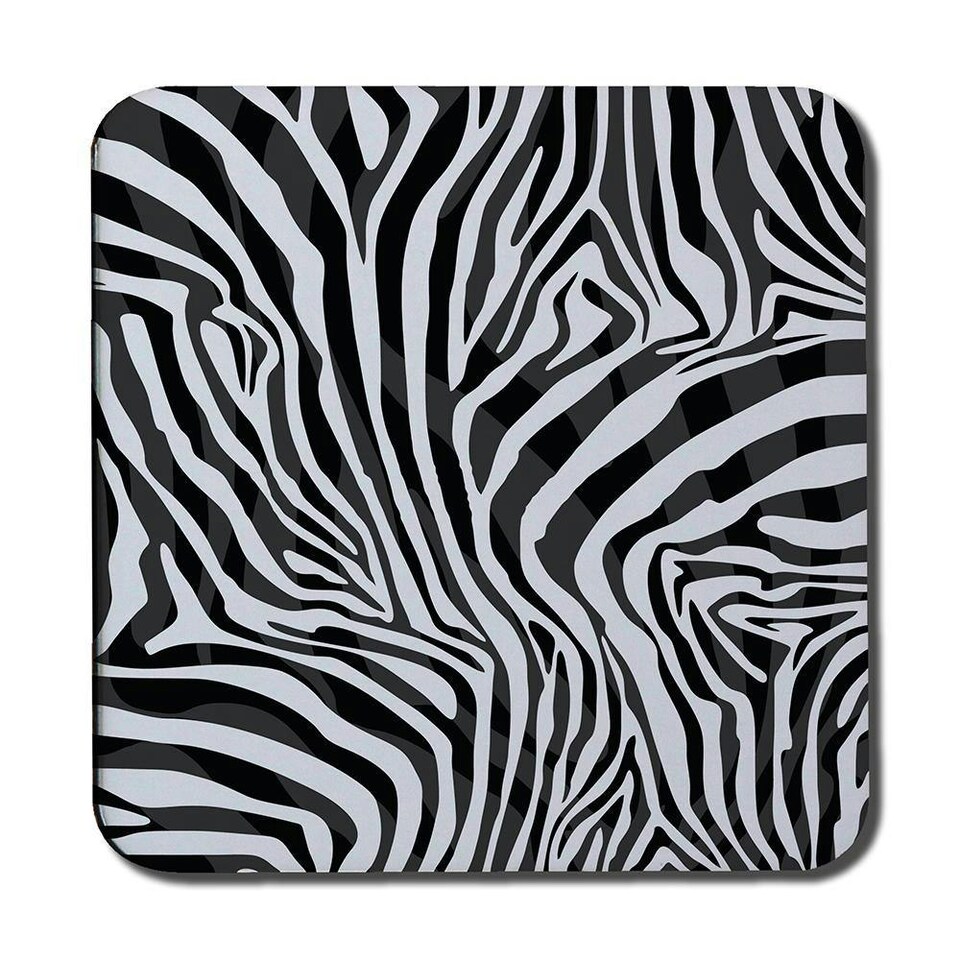 image 1 of Zebra Animal Print (Coaster)