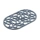 image 1 of Zeal Large Oval Silicone Heritage Trivet, 32cm, Provence Blue