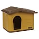 image 4 of URBNLIVING Plastic Dog House Outdoor Pet Kennel Shelter | Multi | Mustard | S | 1