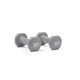 image 2 of Reebok 2kg Dumbbell Pair, Vinyl-Coated Cast Iron, Anti-Roll, Grey | Multi | Grey | 4.2KILOGRAMS