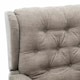 image 4 of Barnsley Fabric Electric Dual Motor Rise Recliner Mobility Armchair (Brown)