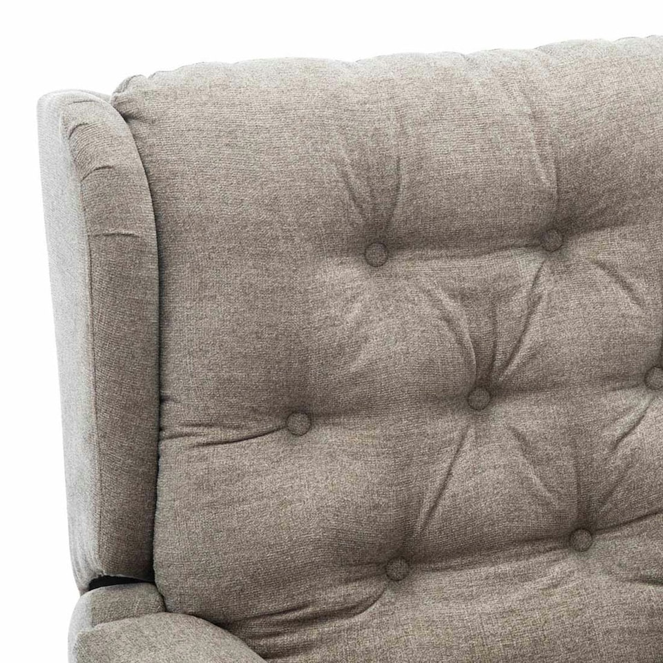 image 1 of Barnsley Fabric Electric Dual Motor Rise Recliner Mobility Armchair (Brown)