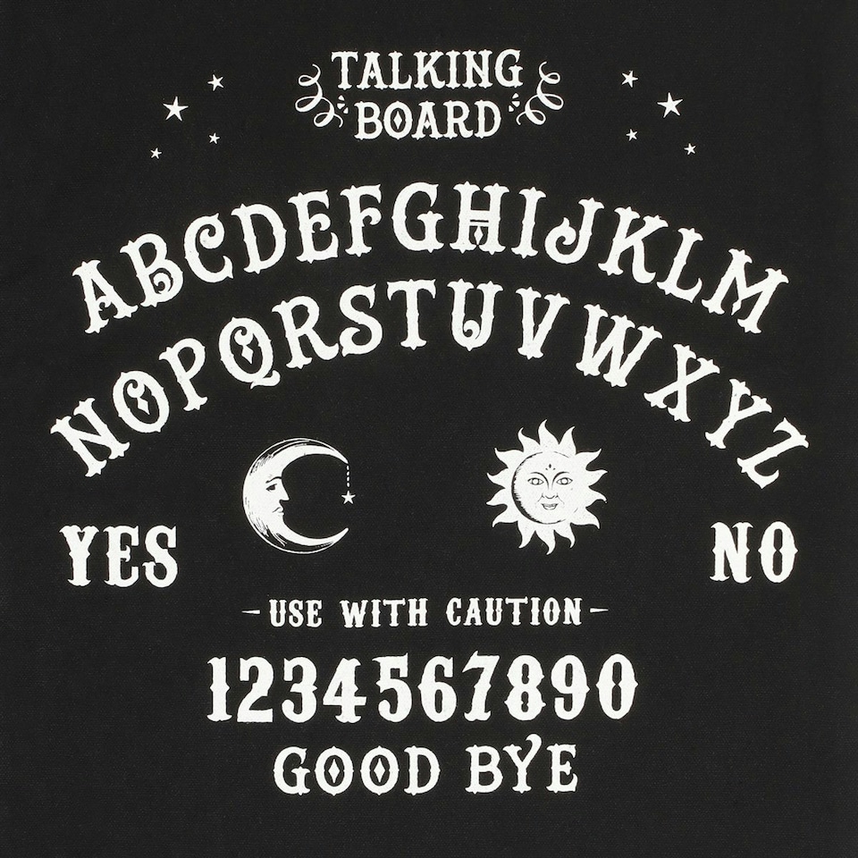 image 1 of Talking Board Polycotton Tote Shopping  Bag