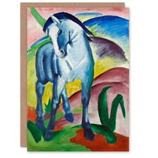 Franz Marc Art Card Blue Horse I Expressionist Painting