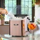 image 2 of Cooks Professional Ice Maker Machine with Scoop & 1.3L Tank - Makes 12KG Per Day | Copper
