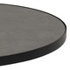 image 5 of Soli Round Ceramic Coffee Table in Black 65.7x40cm