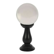 Something Different Crystal Ball - Clear/Black - 18cm x 9cm x 9cm