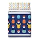 image 2 of Pokemon Badge Duvet Cover Set - Blue/White/Yellow - Double Blue | Double