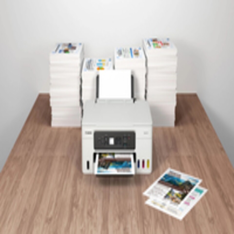 image 1 of Canon MAXIFY GX3050, Inkjet, Colour printing, 600 x 1200 DPI, A4, Direct printing, Black, White | Black | Black, White | A4