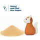image 4 of Weighted Door Stopper Fox Orange