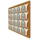 image 5 of Egyptian flower ornament pattern (Picutre Frame) White | M