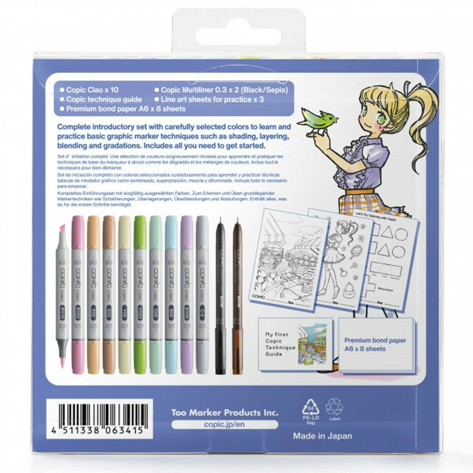 image 1 of Copic My First Copic Starter Set, Multicoloured, Single Unit