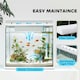 image 3 of PawHut 26L Small Fish Tank with Filter System, LED Lights, Water Pump, White