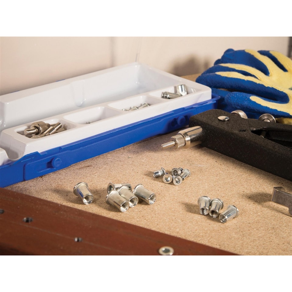 image 1 of Bluespot Tools Nut Riveter Kit (m3-m8) 86 Piece | Multi | Multi Colour | One Size | 1