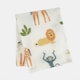 image 2 of OHS Kids Fleece Blanket Safari Animals, 120x150cm - Cream
