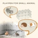image 3 of PawHut DIY Pet Playpen 36 Panel for Rabbit Chinchilla Hedgehog