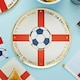 image 2 of Come on England It's Coming Home Foiled Round Paper Plates 23cm - Pack of 8