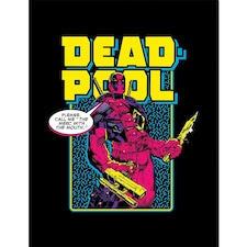 Deadpool (80S Style) Framed 30x40cm Print
