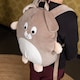 image 3 of Noxxiez Kids Travel Pillow Backpack Cushion - Bunny