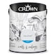 image 1 of Crown Matt Emulsion Clay White 5L