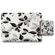 image 1 of Black & White Floral (Placemat & Coaster Set)