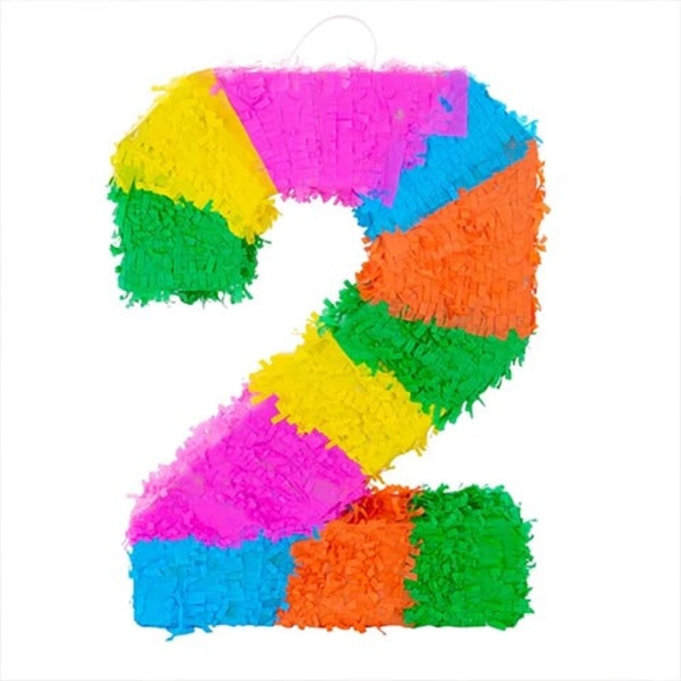 image 1 of Number 2 Standard Pinata 50cm