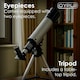 image 10 of Oypla Astronomical 360-50 Portable Refractor Telescope with Lightweight Tripod - 60x Magnification