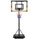 image 1 of Yaheetech 2.16-2.46M Portable Basketball Hoop Brown