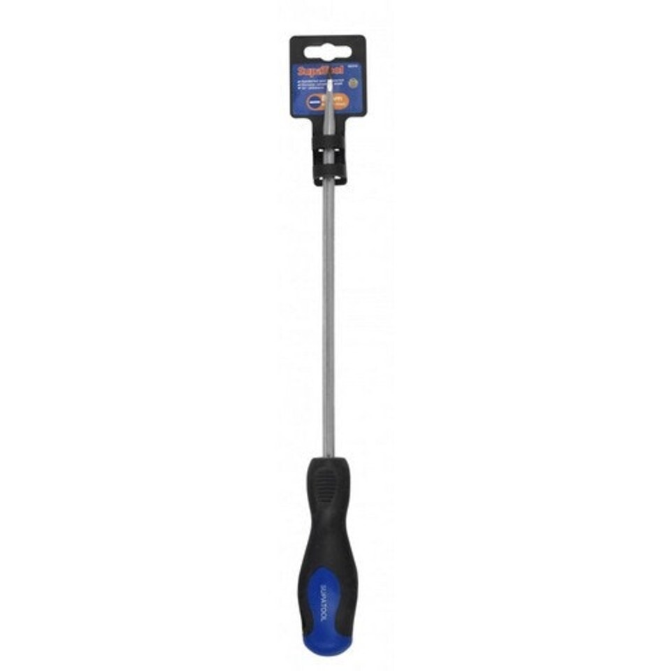 image 1 of SupaTool Slotted Head Screwdriver - Black/Blue - 75mm