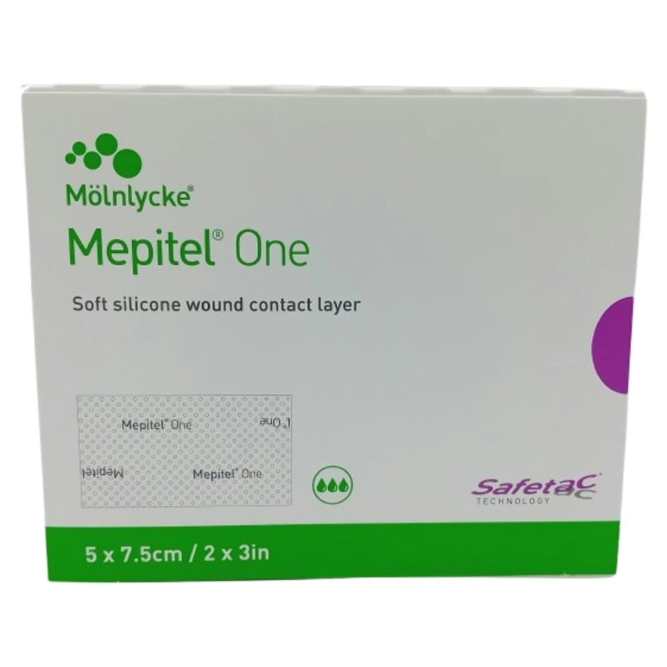Mepitel One 5cm x 7.5cm Box of 10 Dressings