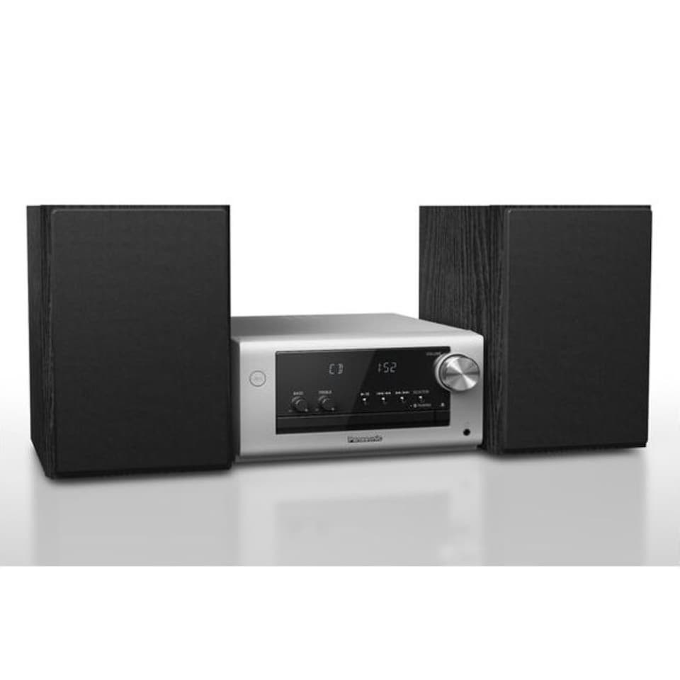 image 1 of Panasonic SC-PM702EB-S Micro System with CD Radio Bluetooth
