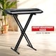 image 6 of X Frame Keyboard Stands Double Beam Music Electronic Keyboard Stand | Black